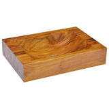 VidaXL Washbasin 50x35x10 cm Solid teak
