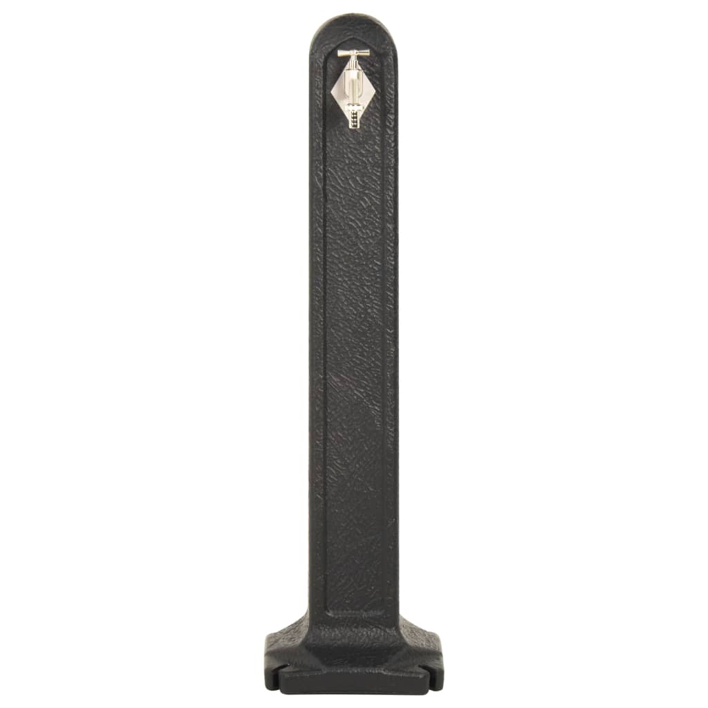 Vidaxl Water column with tap stone-look anthracite-colored