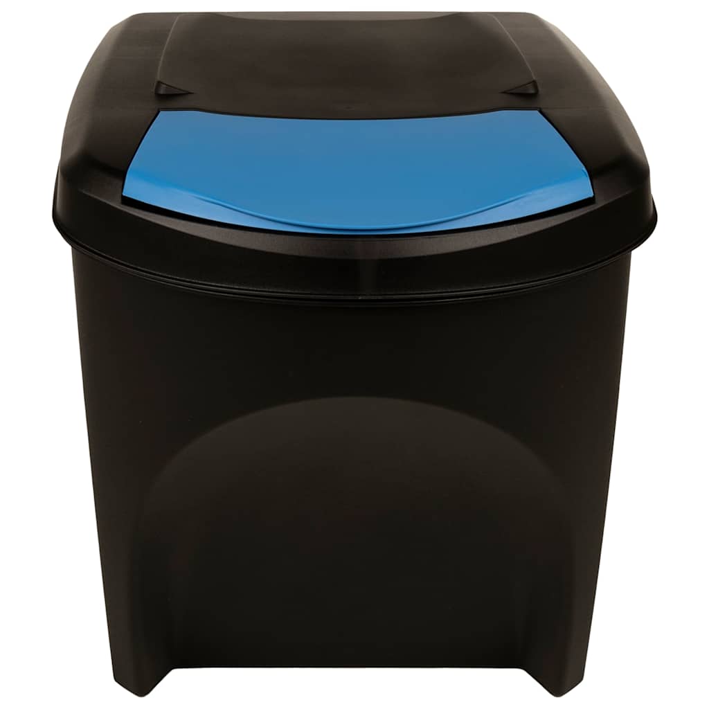Vidaxl garbage cans 4 st stackable 100 l anthracite -colored