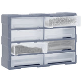 Vidaxl Organizer with 8 large drawers 52x16x37 cm