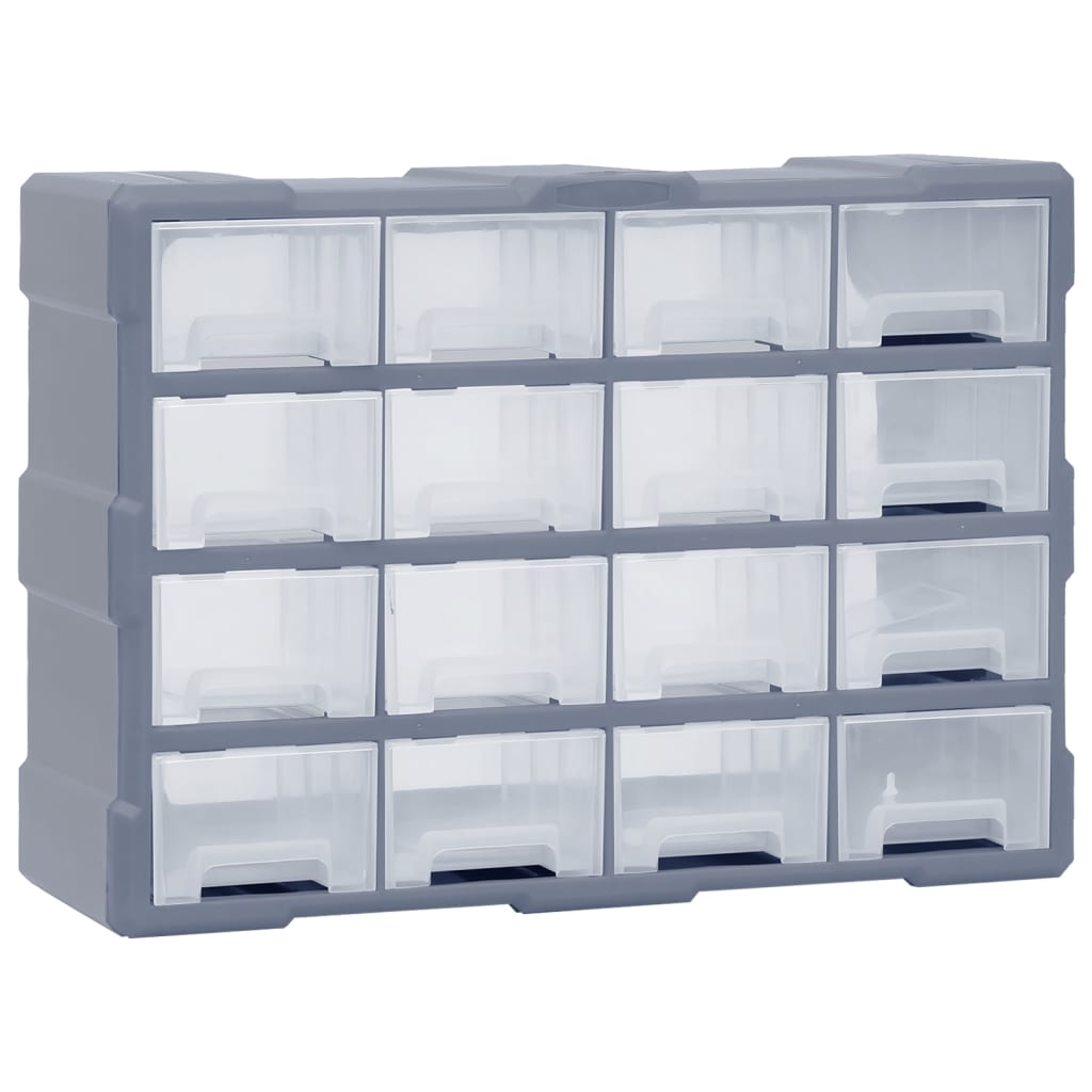 Organizzatore Vidaxl con 16 cassetti medi 52x16x37 cm
