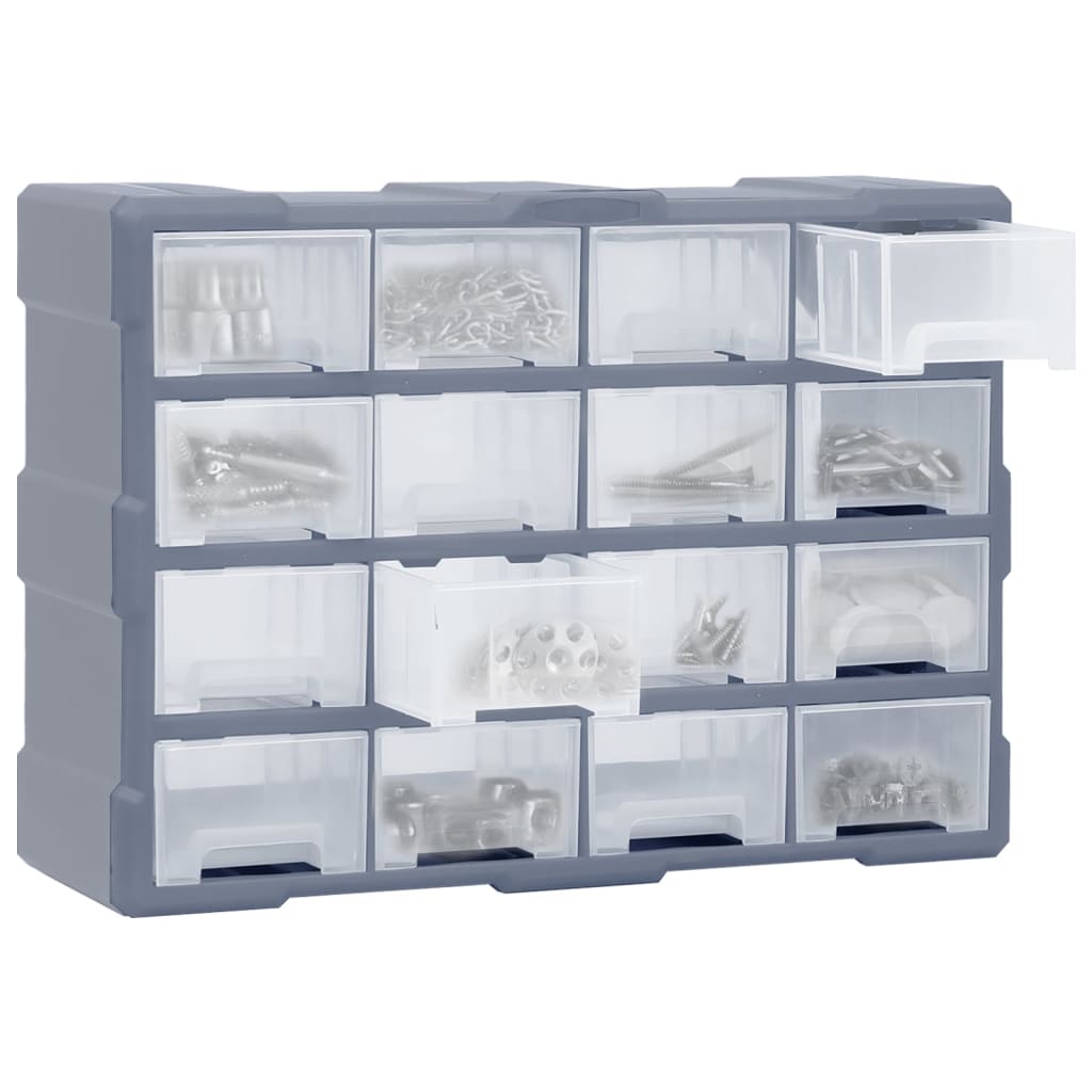 Organizzatore Vidaxl con 16 cassetti medi 52x16x37 cm
