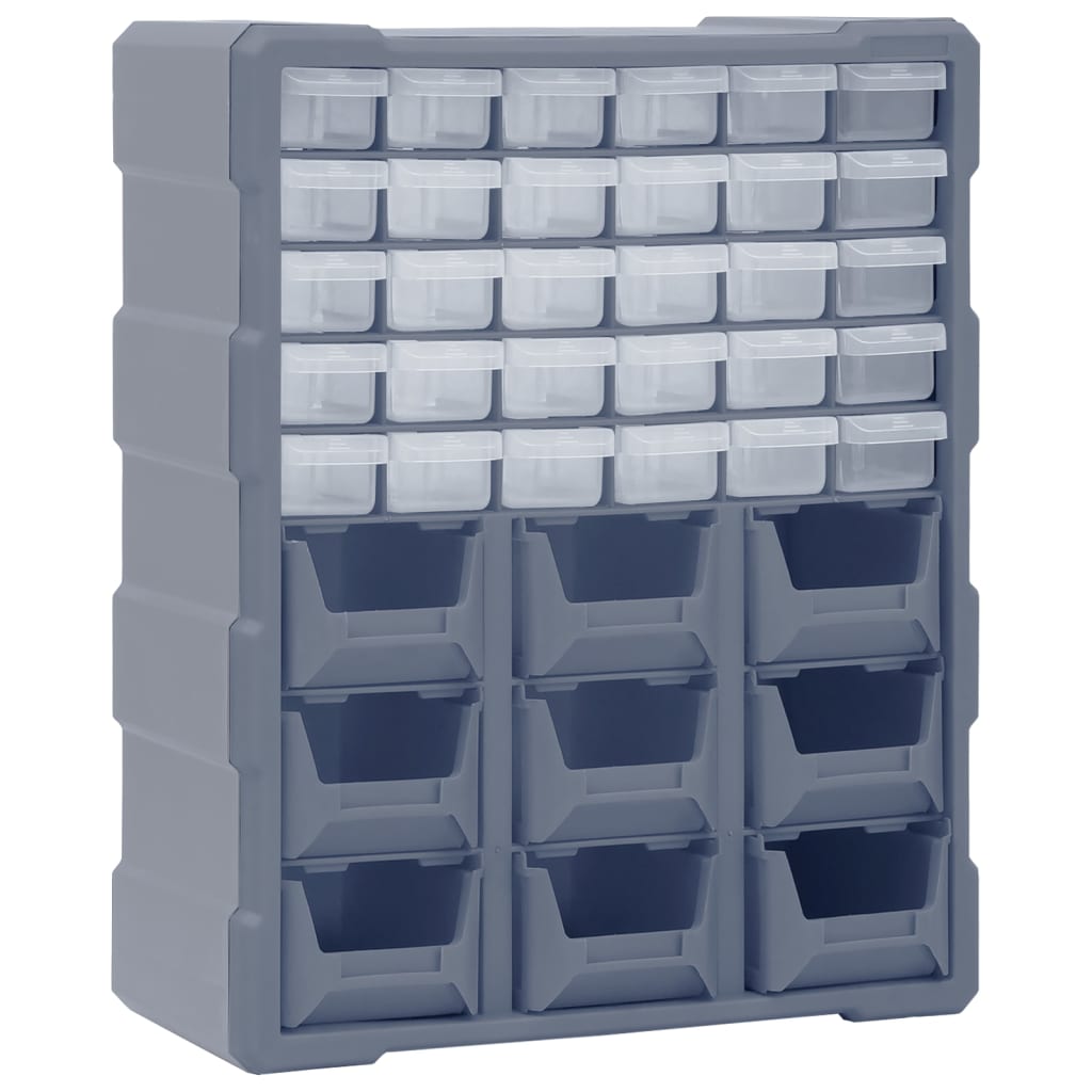 Vidaxl Organizer with 39 drawers 38x16x47 cm
