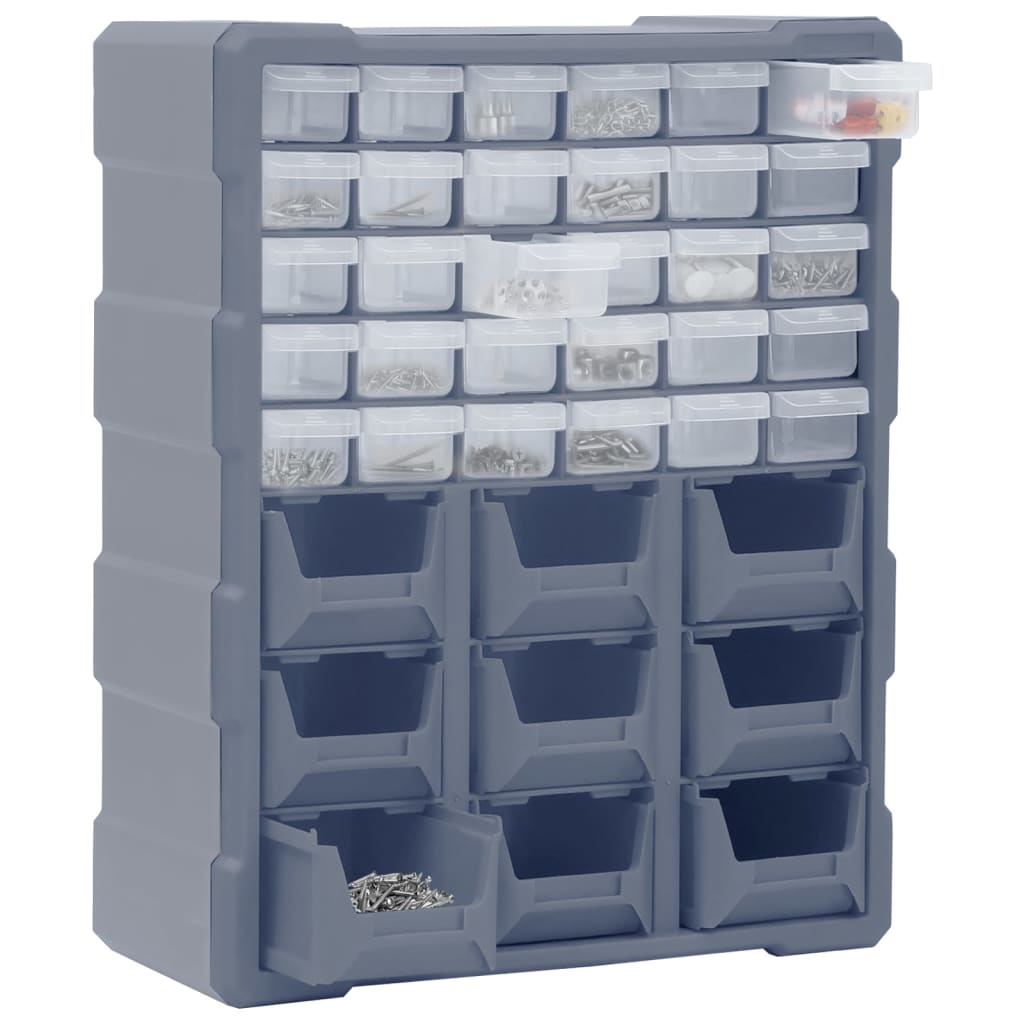 Vidaxl Organizer with 39 drawers 38x16x47 cm