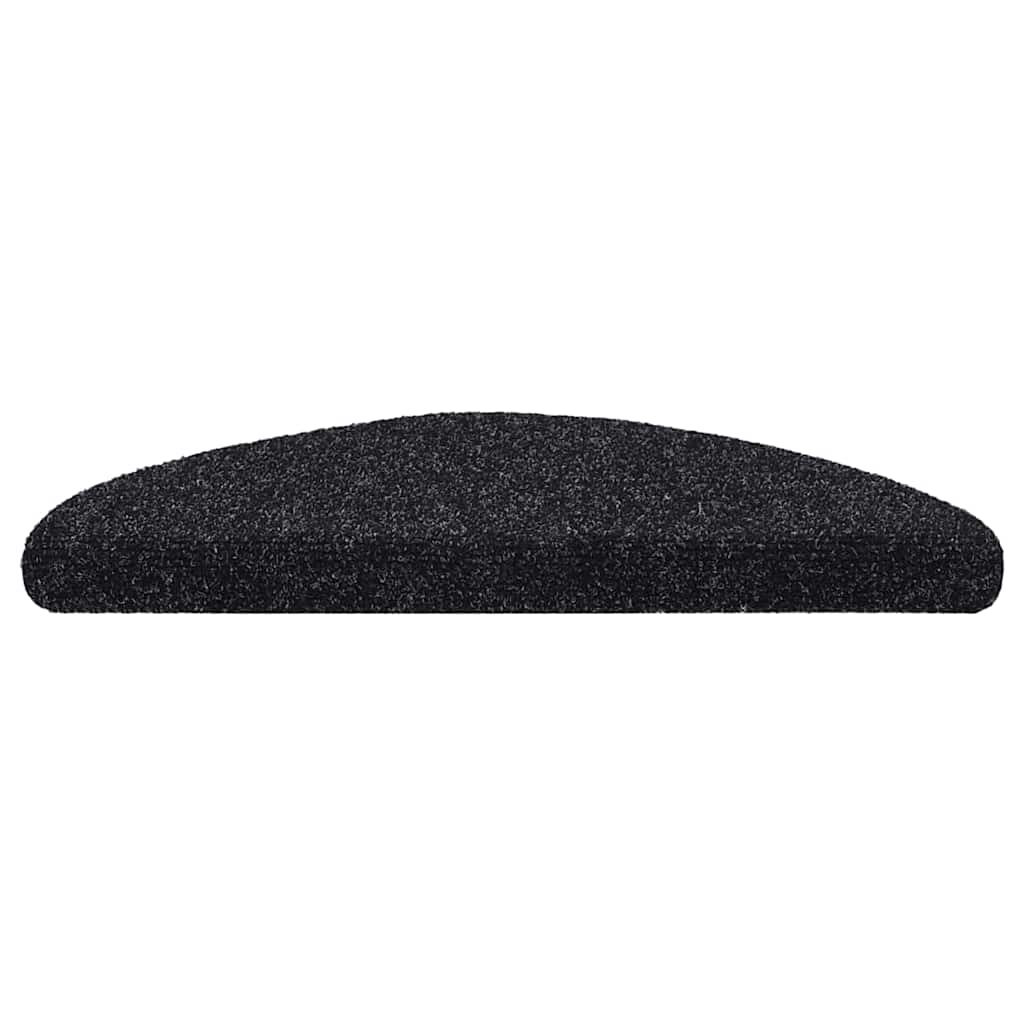 Vidaxl Staircases Self -adhesive 5 pieces 56x17x3 cm Black Hemisphere Half -Round