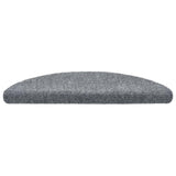 Vidaxl Stair Mats Self Adhesive 5 kosov 56x17x3 cm svetlo siva polz