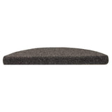 Vidaxl stair mats self -adhesive 10 st 56x17x3 cm anthracite hemisphere