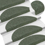 Vidaxl -Treppen selbst -adhäsiv 5 ST 56x17x3 cm Nadel sich grün gefühlt