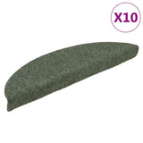 Vidaxl tappetini scale autoadesivo 10 st 56x17x3 cm ago sentito verde