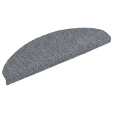 Vidaxl tappetini per autoadesivo 5 pezzi 65x21x4 cm emisfero grigio chiaro grande