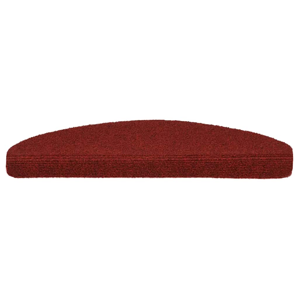 Vidaxl Stir Mätten selbst -adhesive 5 Stéck 65x21x4 cm Bordeaux rout semi-Rema