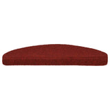 Vidaxl Stir Mätten selbst -adhesive 5 Stéck 65x21x4 cm Bordeaux rout semi-Rema
