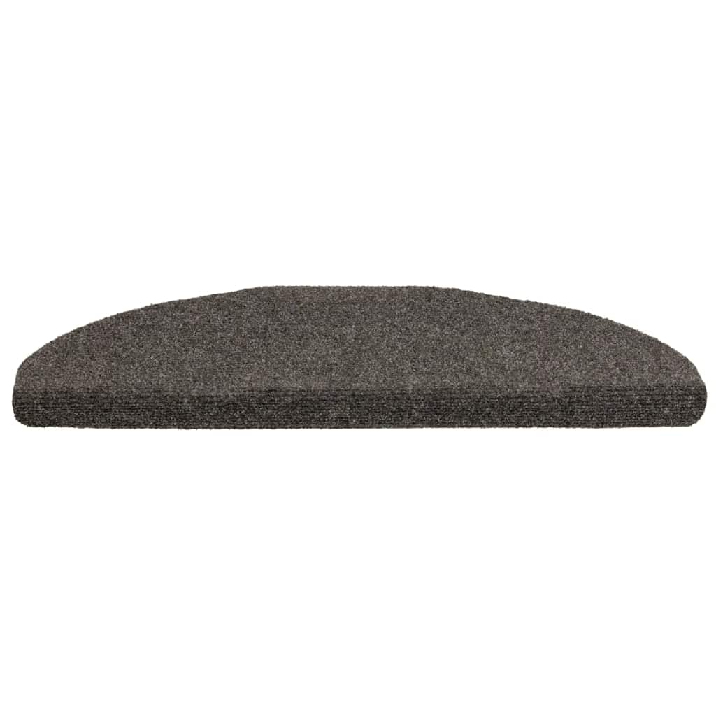 Vidaxl stair mats self -adhesive 5 pieces 65x21x4 cm anthracite hemisphere large