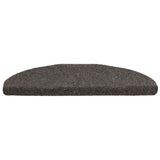 Vidaxl stair mats self -adhesive 5 pieces 65x21x4 cm anthracite hemisphere large