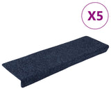 Podstavki za stopnice Vidaxl Samopodrobne 5 kosov 65x21x4 cm antracitni pravokoten rob