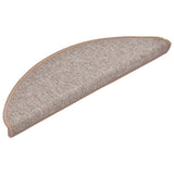 Podstavki za stopnice Vidaxl 10 St 56x17x3 cm svetlo rjava