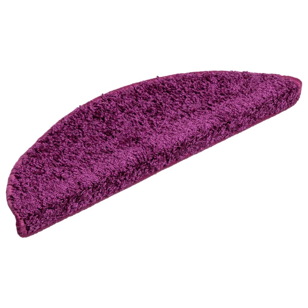 Vidaxl Stair Mats 10 ST 56X17X3 CM Fiolet Nemisphere