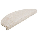 Vidaxl trappematter 10 st 65x21x4 cm hvit