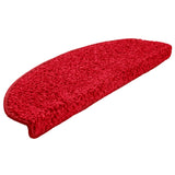 Vidaxl stair mats 10 st 65x21x4 cm red
