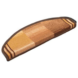 VidaXL tapis d'escalier auto-adhésifs 5 pcs 65x21x4 cm marron