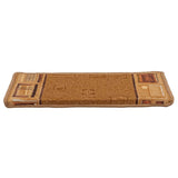 Vidaxl trapmatten zelfklevend 5 st 65x21x4 cm beige