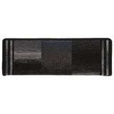 Vidaxl Stair Mats Self -Adhesive 5 St 65x21x4 cm černá a šedá