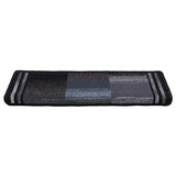 Vidaxl -Treppenmatten Selbstadhäsiv 5 ST 65x21x4 cm schwarz und grau