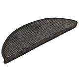 Vidaxl trapper selvklebende 15. sisal-utseende 56x17x3cm Antracittfarge