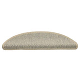 Vidaxl Stair Mats Selvklæbende 15 St. Sisal Look 56x17x3 cm lysegrøn