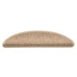 Vidaxl Staps Mants Selbstbesëtzer 15 st Sisal kuckt 56x17xx3 cm Sand-faarweg