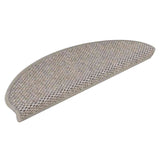 Vidaxl tappetini per autoadesivi 15 St sisal look 65x21x4cm color argento