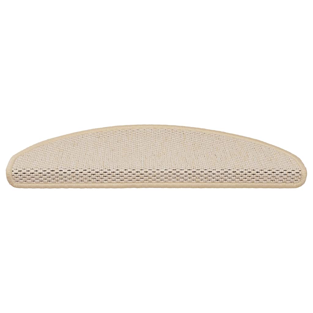 Vidaxl tappetini per autoadesivi 15 St sisal look 65x21x4 cm berber