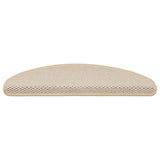 Vidaxl tappetini per autoadesivi 15 St sisal look 65x21x4 cm berber