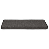 Schody vidaxl samoprzylepne 15. SISAL wygląd 65x21x4cm Kolor antracytu