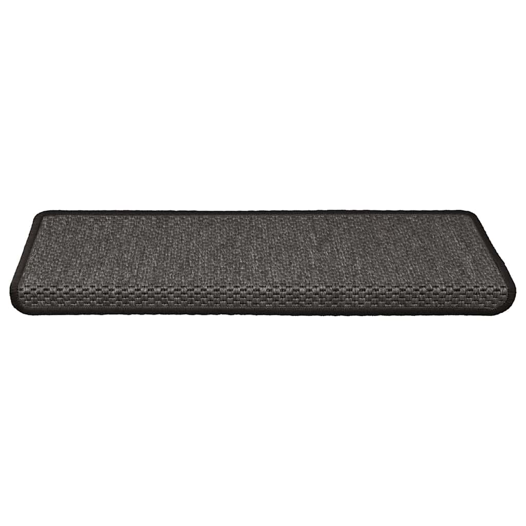 Vidaxl Staircases Self-adhesive 15st Sisal look 65x21x4cm Anthracite color