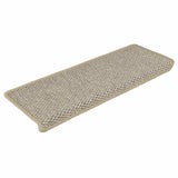 Vidaxl Staircases Auto-adesivo 15 St. Sisal Look 65x21x4 cm verde