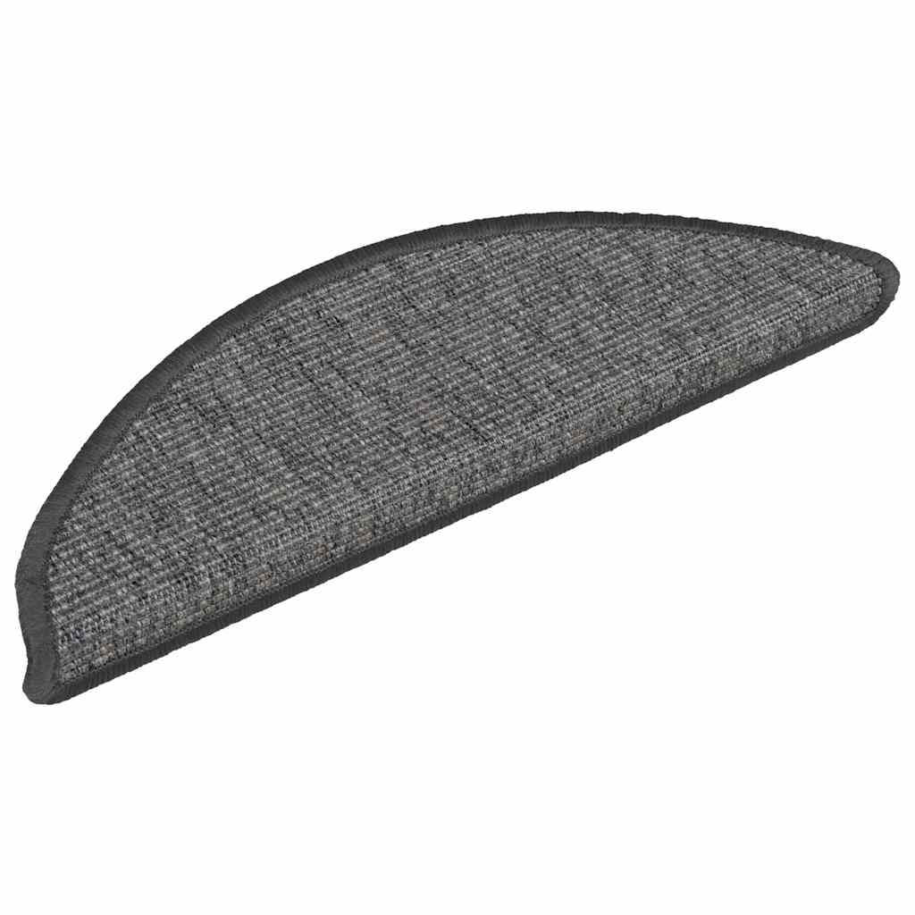 Vidaxl stair mats self -adhesive 15 st 56x17x3 cm beige and gray