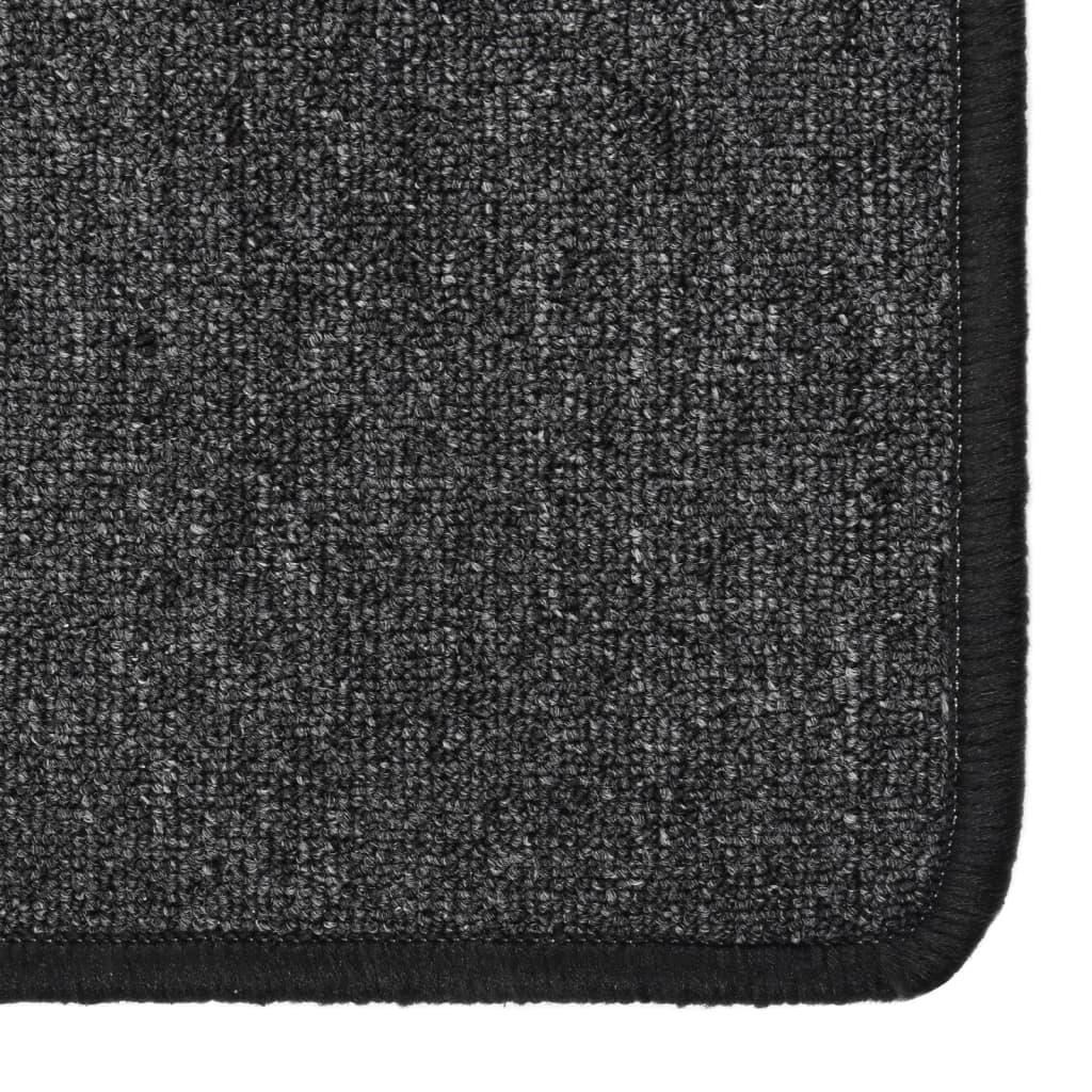 Vidaxl Carpet runner 50x200 cm Anthracite -colored