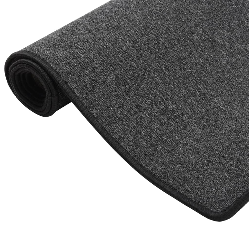 Vidaxl Carpet runner 80x200 cm anthracite -colored