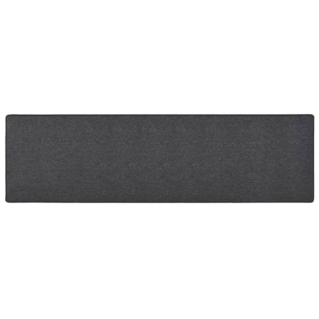 Vidaxl Carpet runner 80x300 cm anthracite -colored