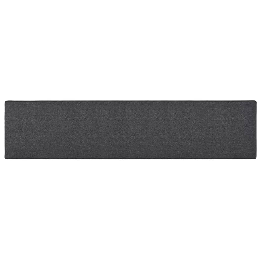Vidaxl Carpet runner 80x400 cm Anthracite -colored