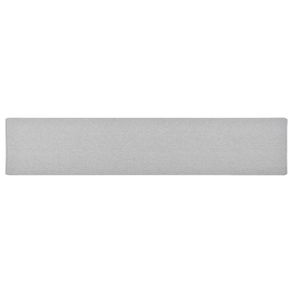 Vidaxl Carpet runner 50x250 cm light gray
