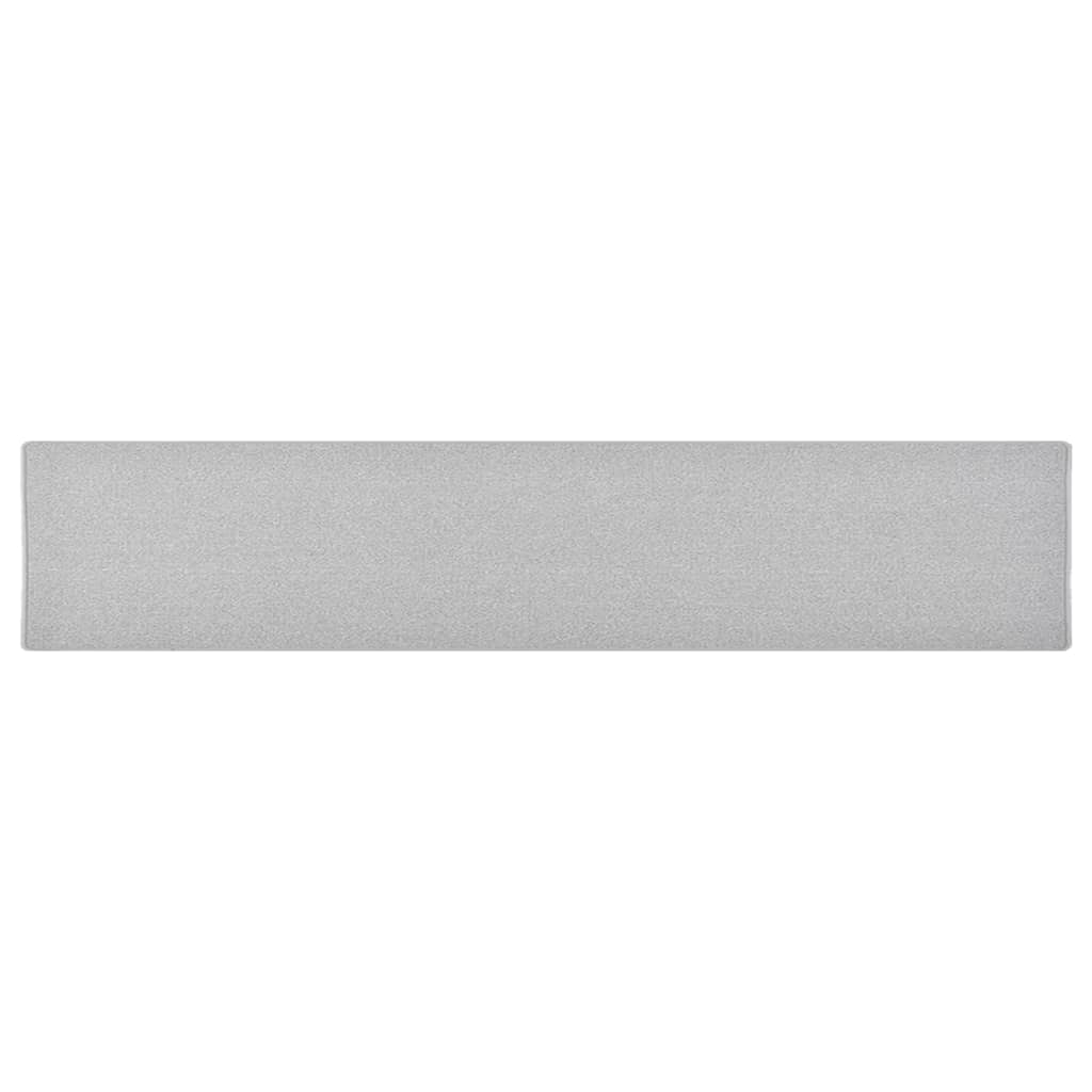 Vidaxl Carpet runner 80x400 cm light gray