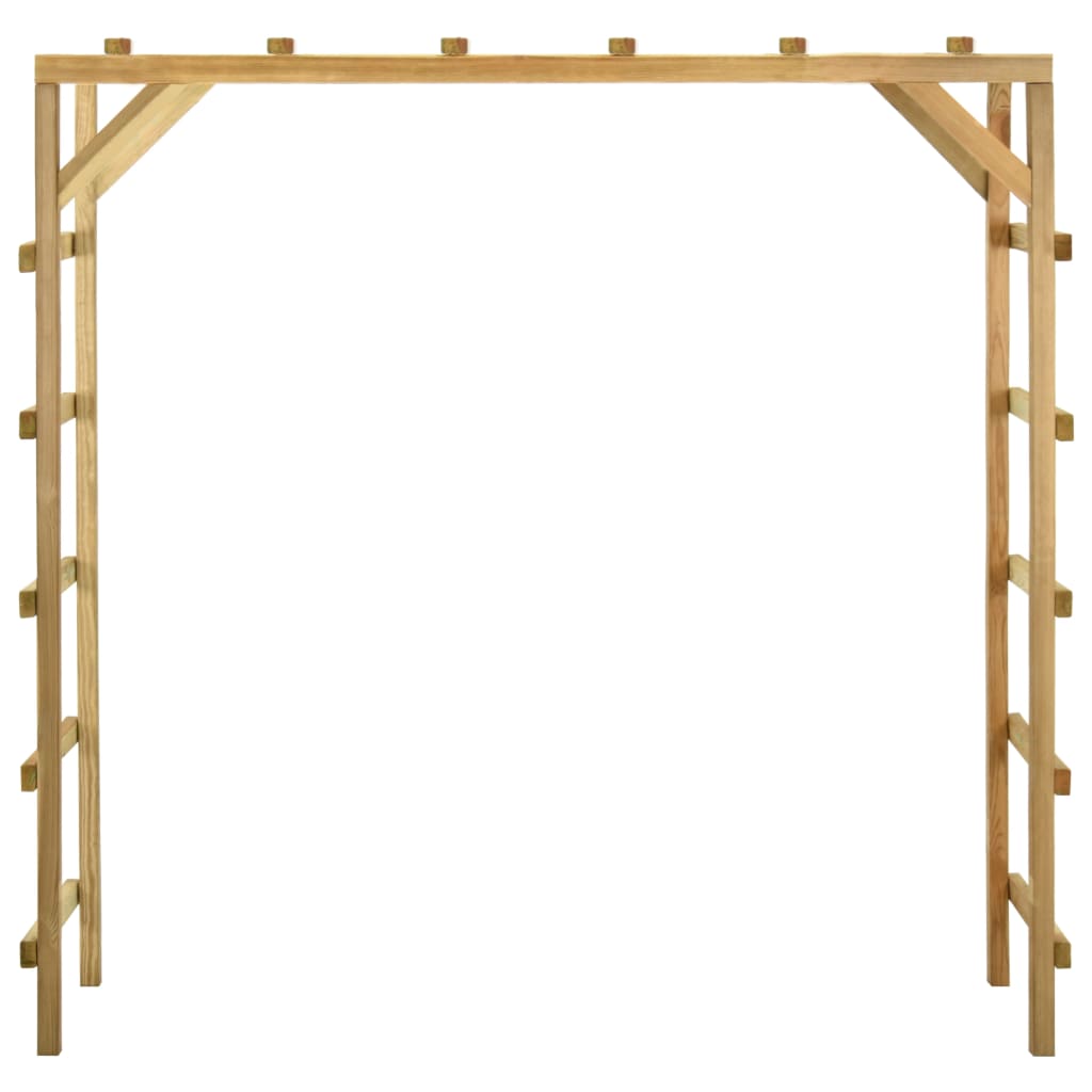 Vidaxl Dziecięcy stojak na wspinaczkę 170x60x170 cm stałą sosnę