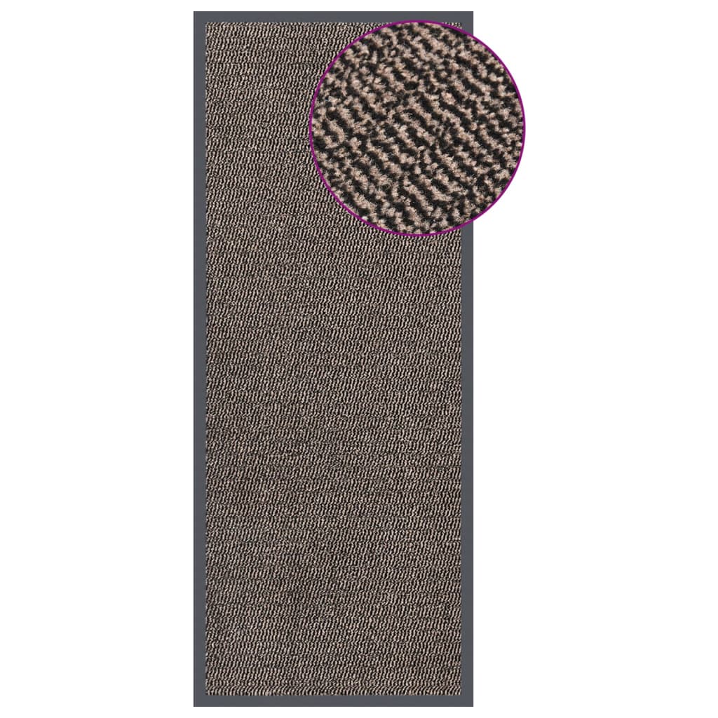 Vidaxl Doormat tufted 60x150 cm dark brown
