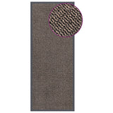 Vidaxl Doormat tufted 60x150 cm dark brown
