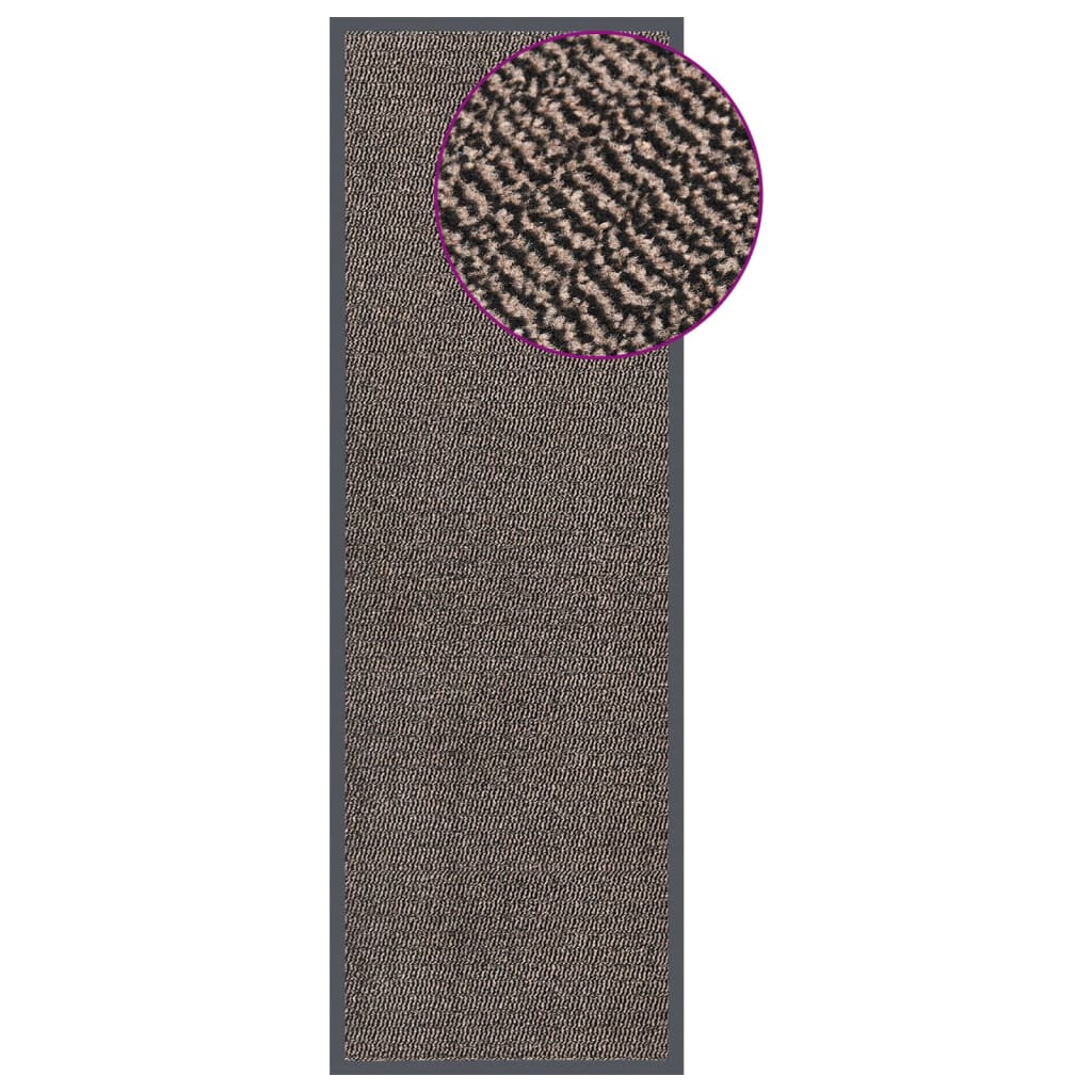 Vidaxl Doormat tufted 60x180 cm dark brown