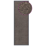 Vidaxl Doormat tufted 60x180 cm dark brown