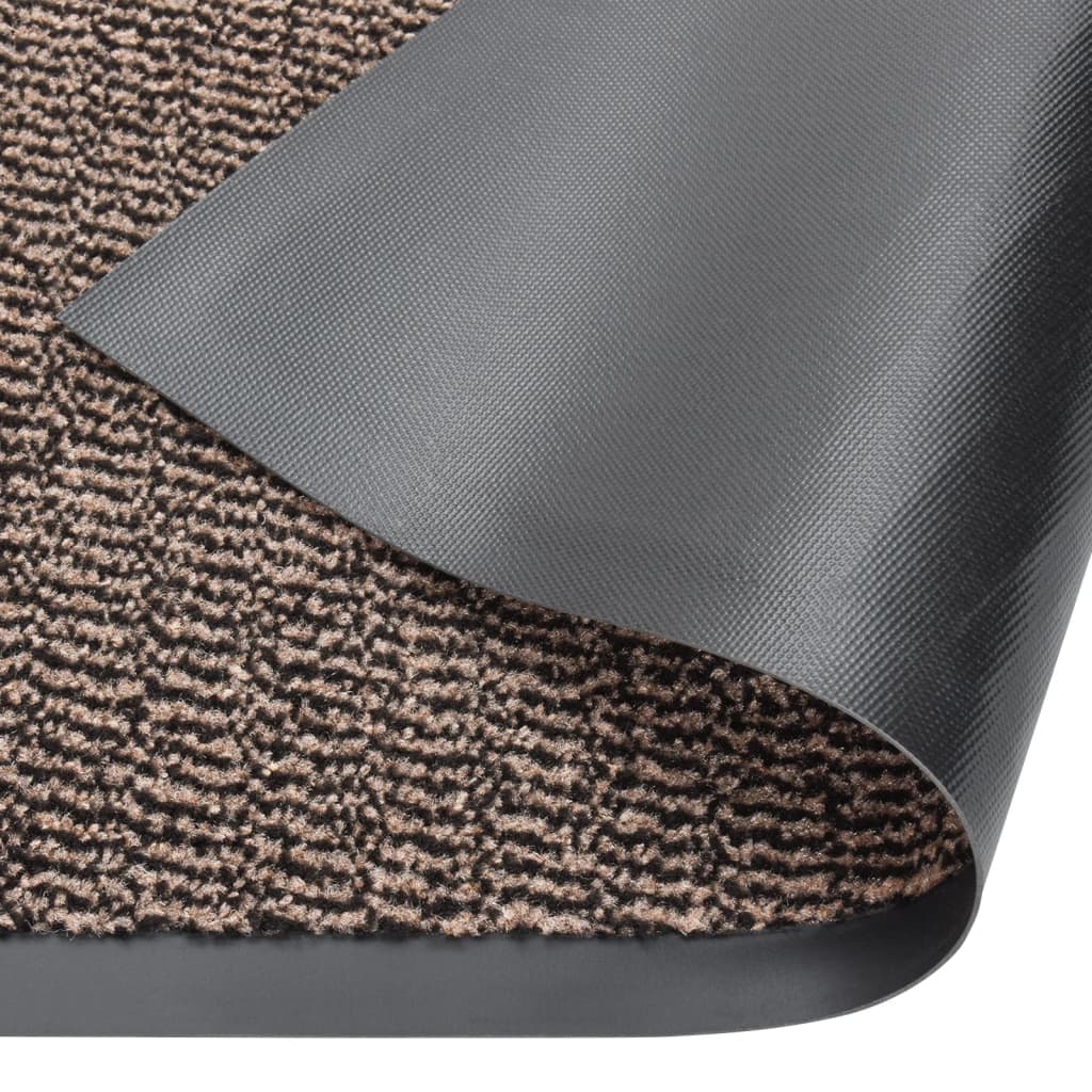 Vidaxl Doormat huet 80x120 cm donkelbrong