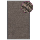 Vidaxl Doormat Tufted 90x150 cm ciemnobrązowy